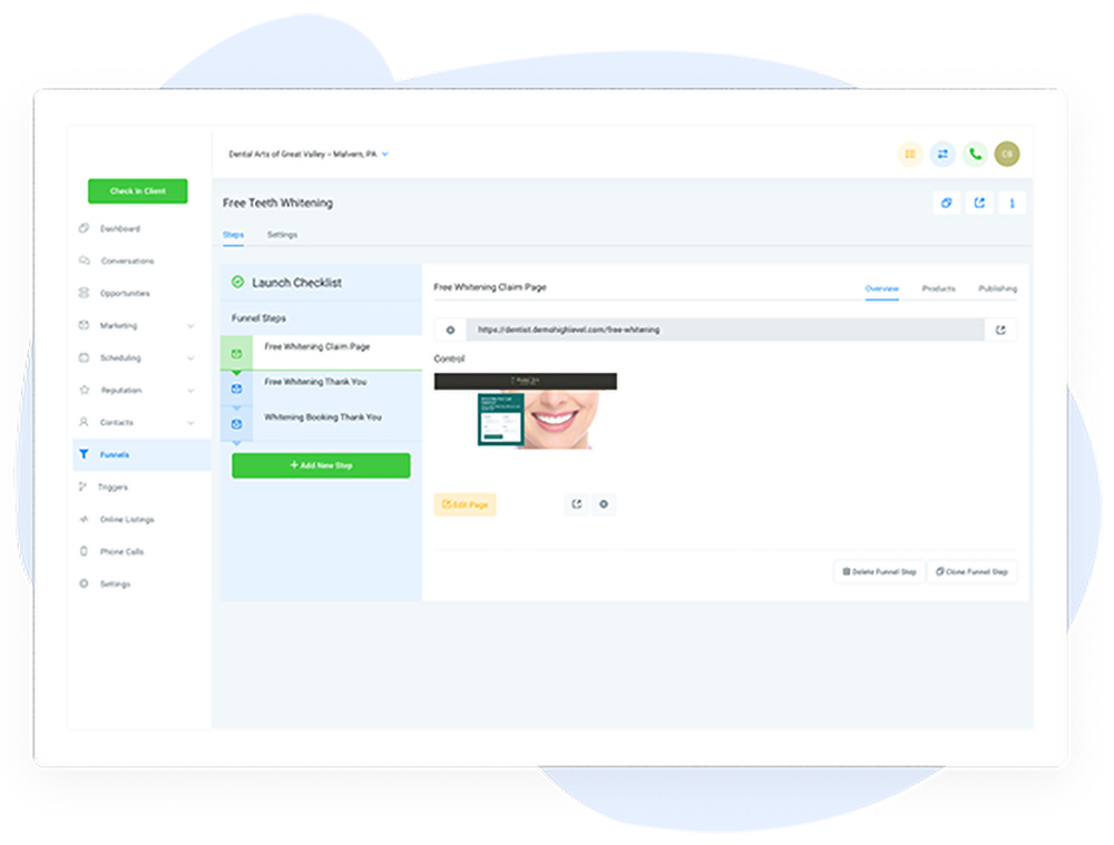 Funnel en website bouwer